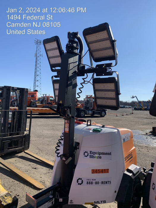 2023 Generac MLT2 Diesel, Flex Switch 120V Input, Powerzone Controller, (4) 320W LED Lights, 4kW Generator, 39.9 Gal Fuel Tank, 2" Ball, T3