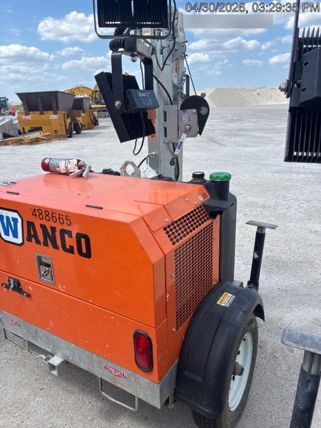 2025 Wanco WLTT-4MM4K Diesel, Mitsubishi L2E, 9.0HP @1800 rpm, Deep Sea Controller, Shore Power Plug, Auto Start, (4) 350W LED Floodlights, 4kW Generator, 60 Gal Fuel Tank, 2" Ball, T3