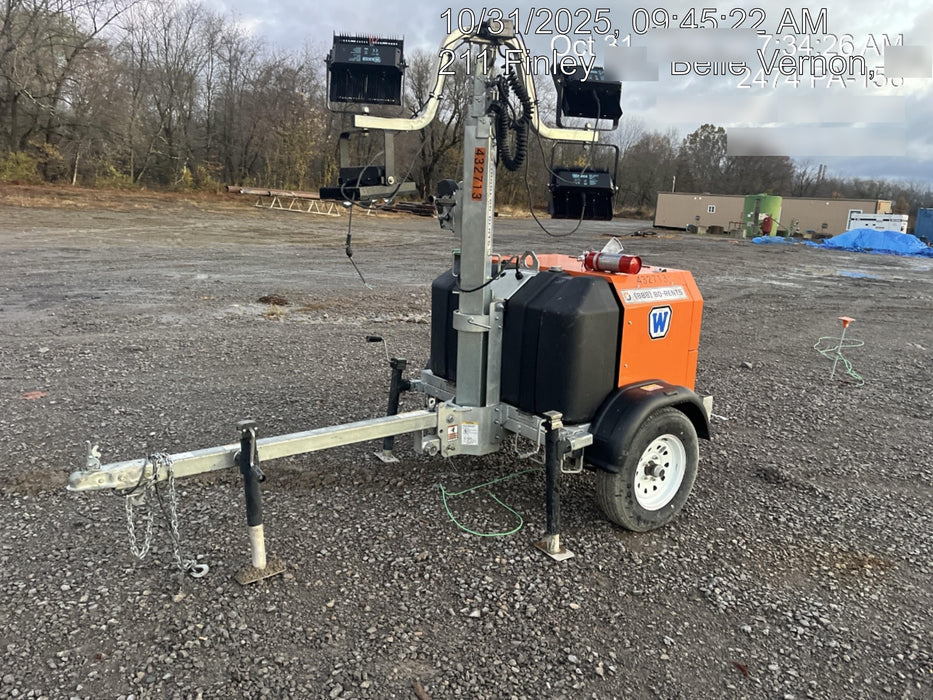 2024 Wanco WLTT-4MM4K Diesel, Deep Sea Controller, Shore Power Plug, Auto Start, (4) 350W LED Floodlights, 4kW Generator, 60 Gal Fuel Tank, 2" Ball, T3