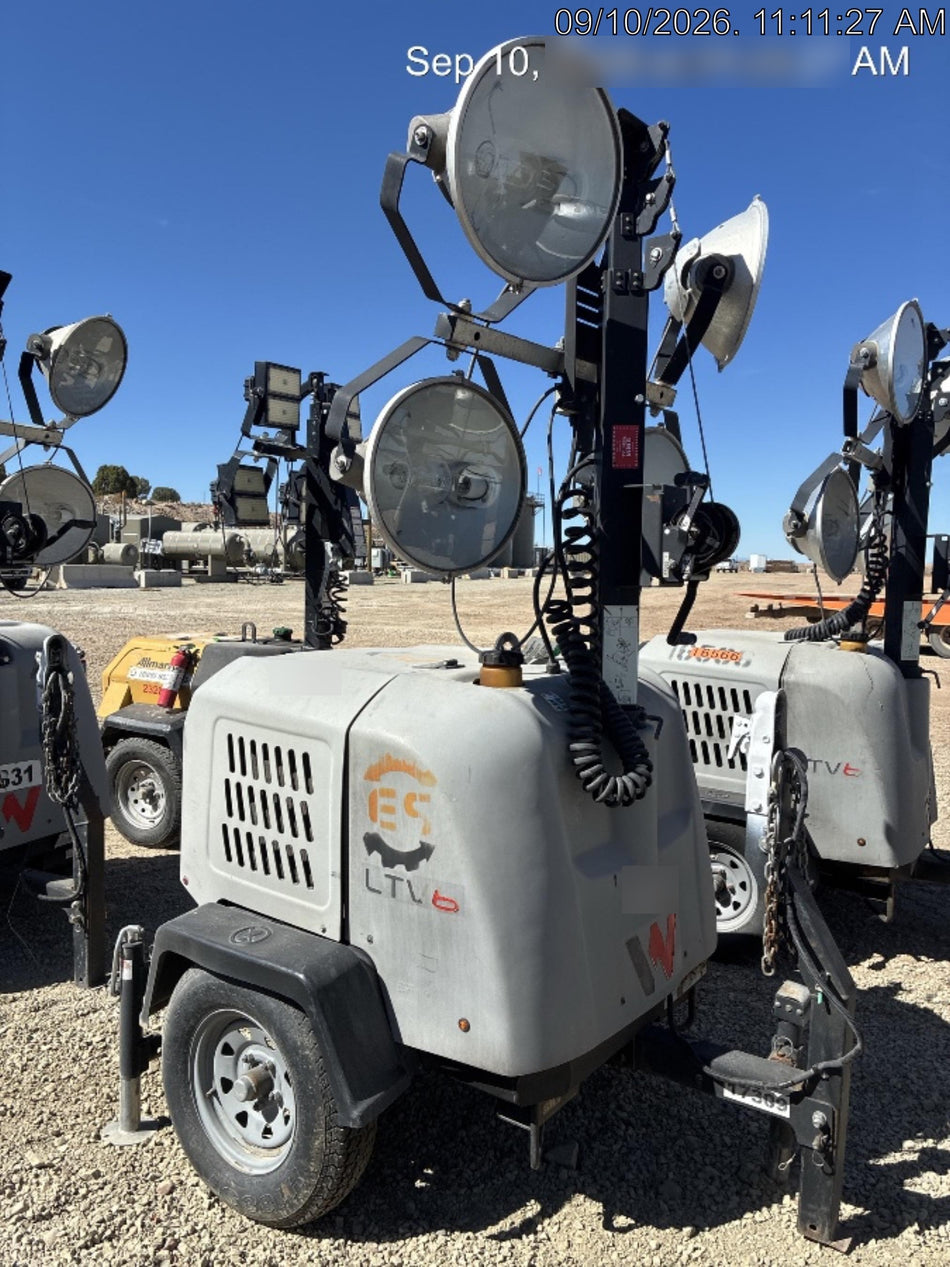 Wacker Neuson LTV6K-MH Wacker Neuson LTV6K Mobile Light Tower w/Fuel Level Sensor Installed