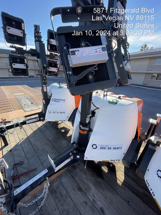 2023 Generac MLT2 Diesel, Flex Switch 120V Input, Powerzone Controller, 
(4) 320W LED Lights, 4kW Generator, 39.9 Gal Fuel Tank, 2" Ball, T3