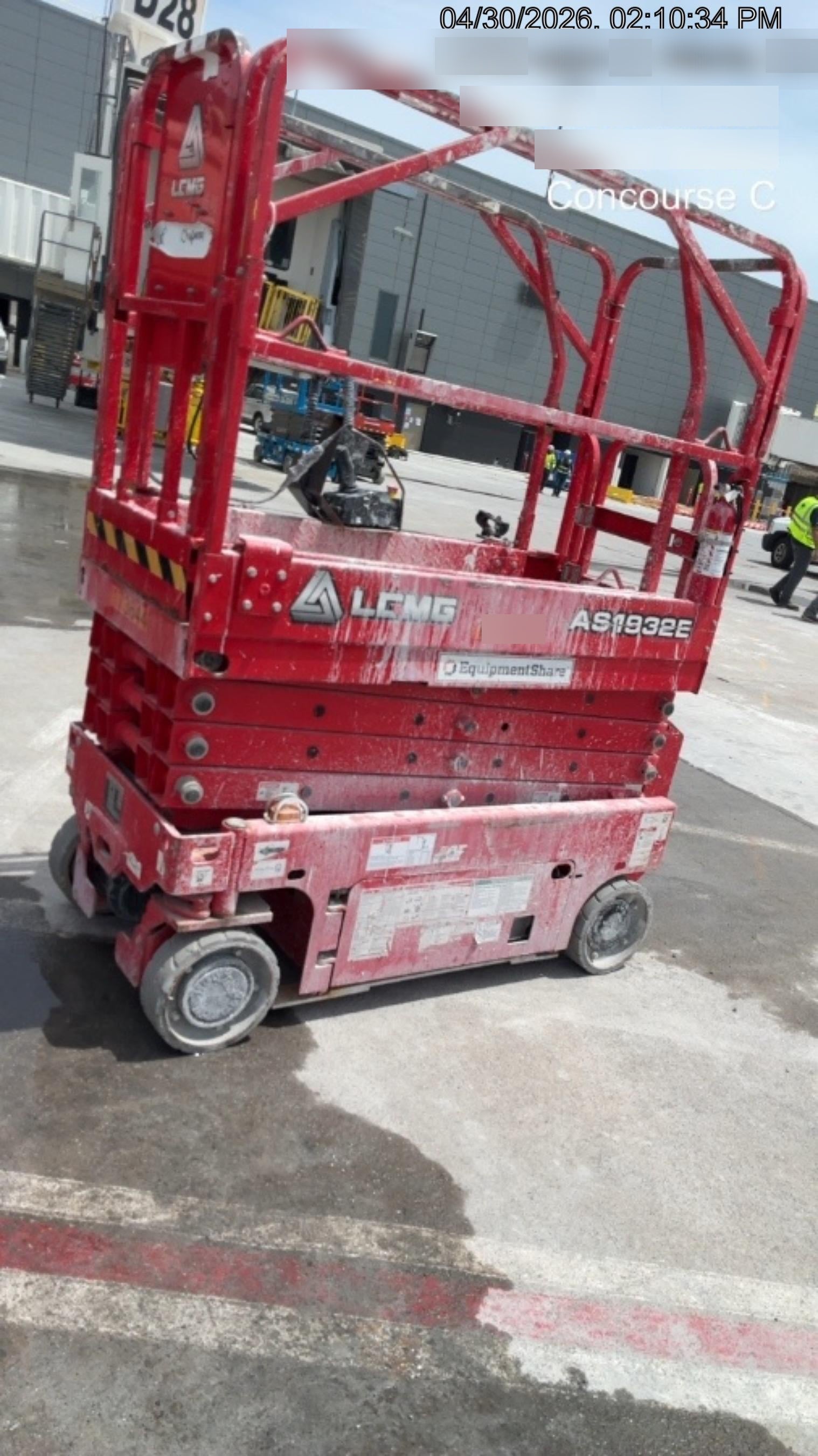 2021 Lgmg AS1932E Electric Drive, Solid Non Marking Tires, Dual Beacons