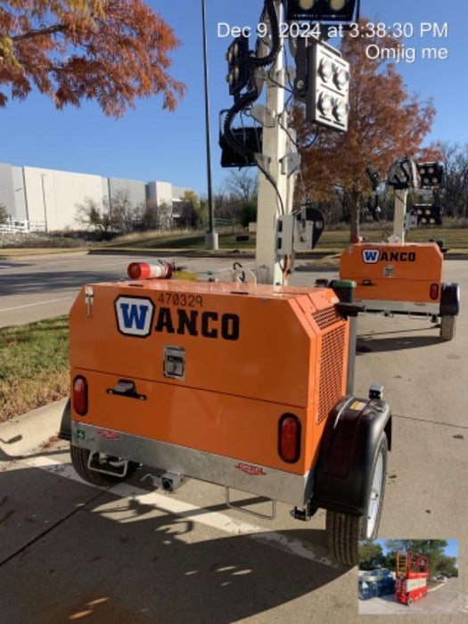 2024 Wanco WLTT-4MM4K Diesel, Deep Sea Controller, Shore Power Plug, Auto Start, (4) 350W LED Floodlights, 4kW Generator, 60 Gal Fuel Tank, 2" Ball, T3