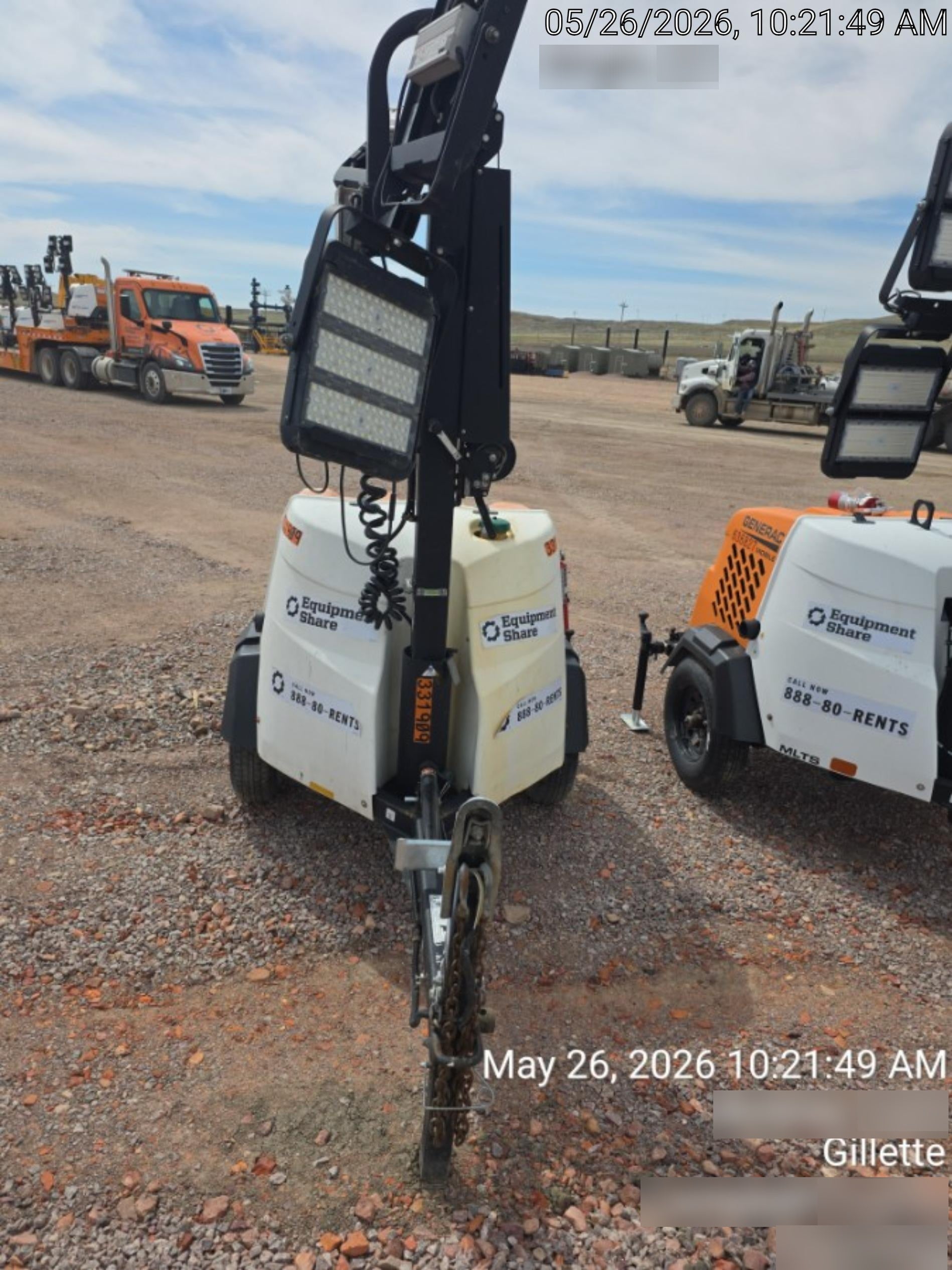 2023 Generac MLT2 Diesel, Flex Switch 120V Input, Powerzone Controller, (4) 320W LED Lights, 4kW Generator, 39.9 Gal Fuel Tank, 2" Ball, T3