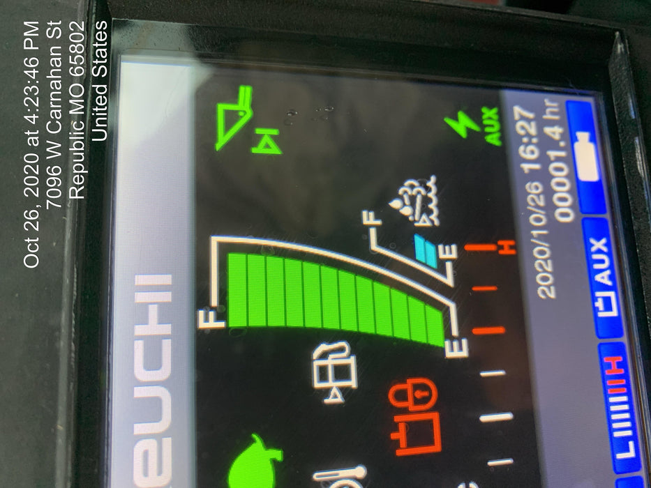 2020 Takeuchi TL12R2-CRR Cab/Heat/Air, Hydraulic QC, Ride Control