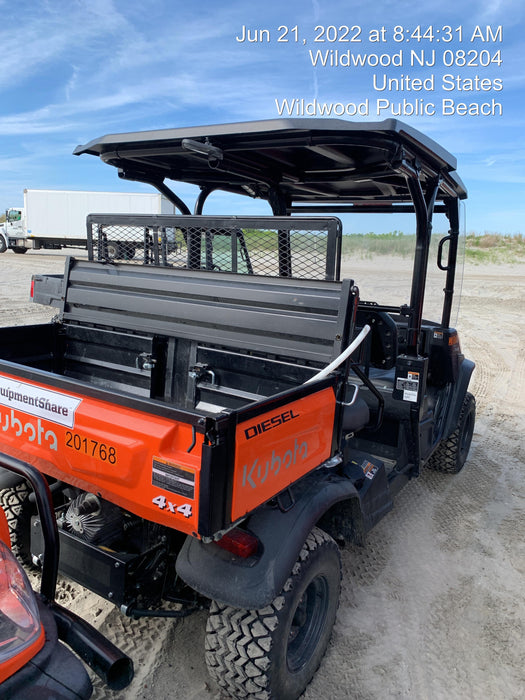 2022 Kubota RTV-X1140W-H Plastic Canopy, Windshield Acrylic Clear, LED Strobe Light, Wire Harness Kit, Back up Alarm