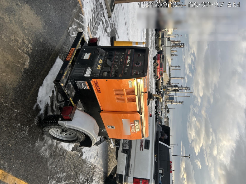 2022 Lincoln Electric LE400 Kubota V1505, Trlr, Cable Rack, Light Kit, ES Decals, T3