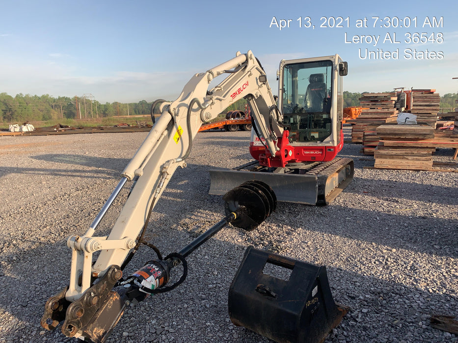 2020 Takeuchi TB250-2C Cab/Heat/Air, Rubber Tracks, Manual TAG QC