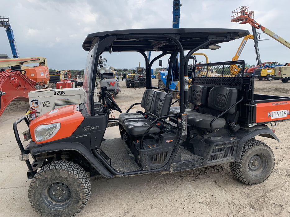 2020 Kubota RTV-X1140W-H Canopy, 4-Seater, Diesel, Windshield Acrylic Clear, Strobe Light, Backup Alarm
