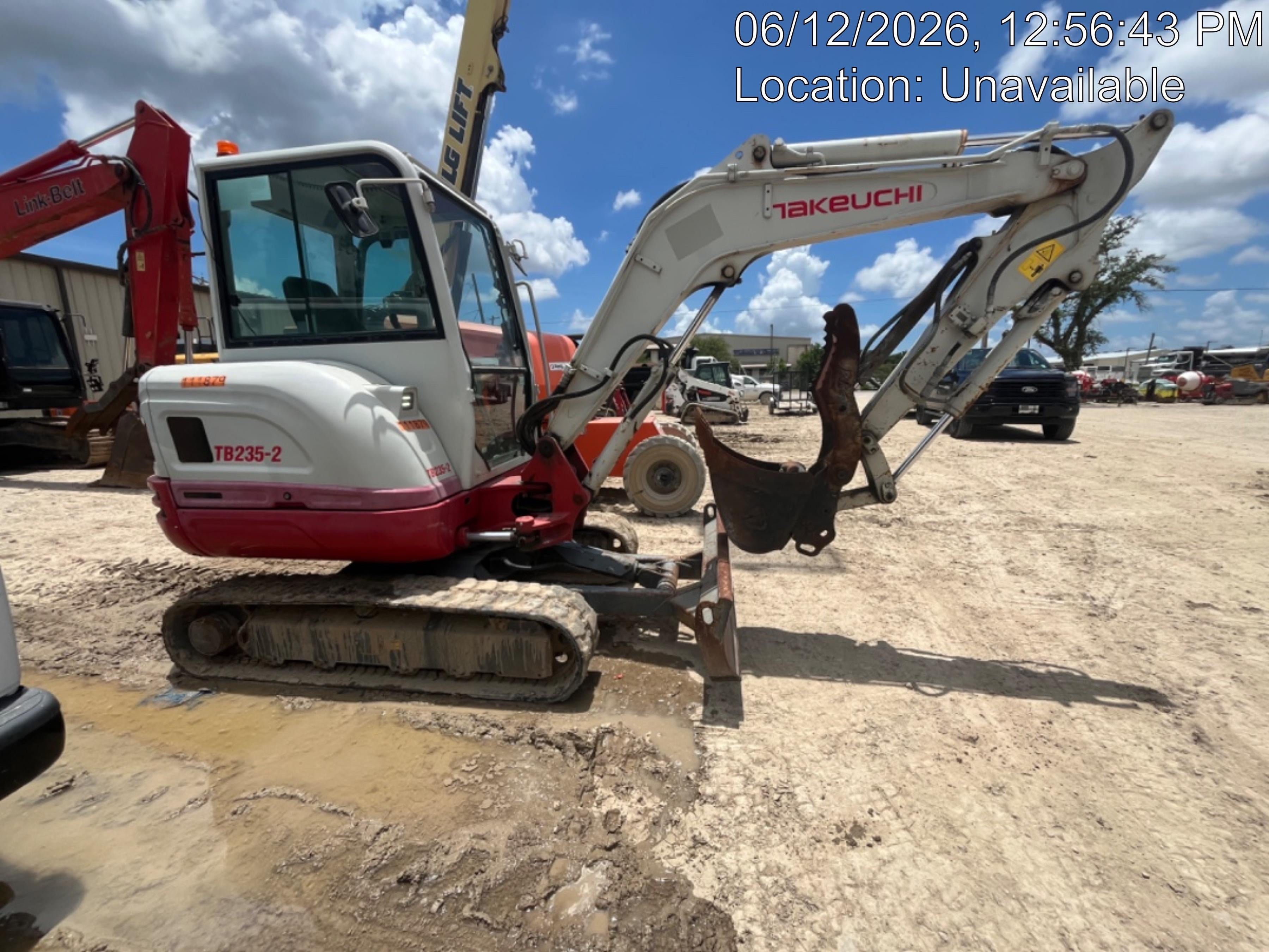 2020 Takeuchi TB-235-2CR Cab/Heat/Air, Rubber Tracks, Manual TAG QC