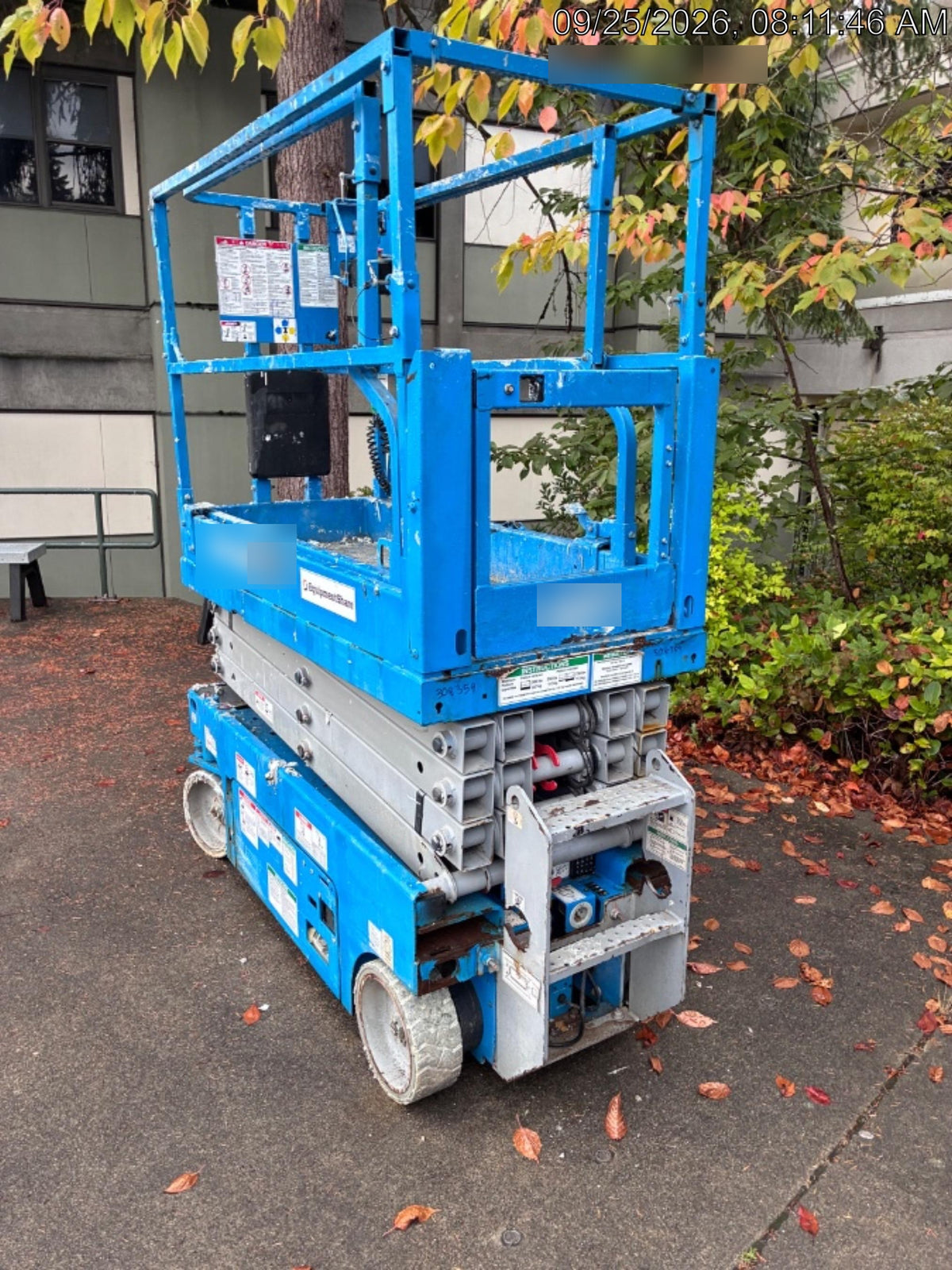 2020 Genie GS-1930 Solid Non Marking Tires, Beacon, Folding rails with half height swing gate