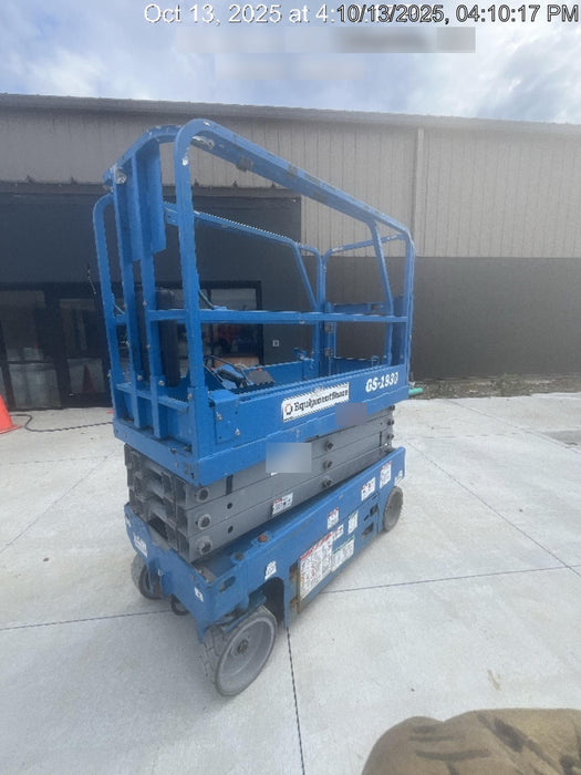 2020 Genie GS-1930 Solid Non Marking Tires, Beacon, Folding rails with half height swing gate