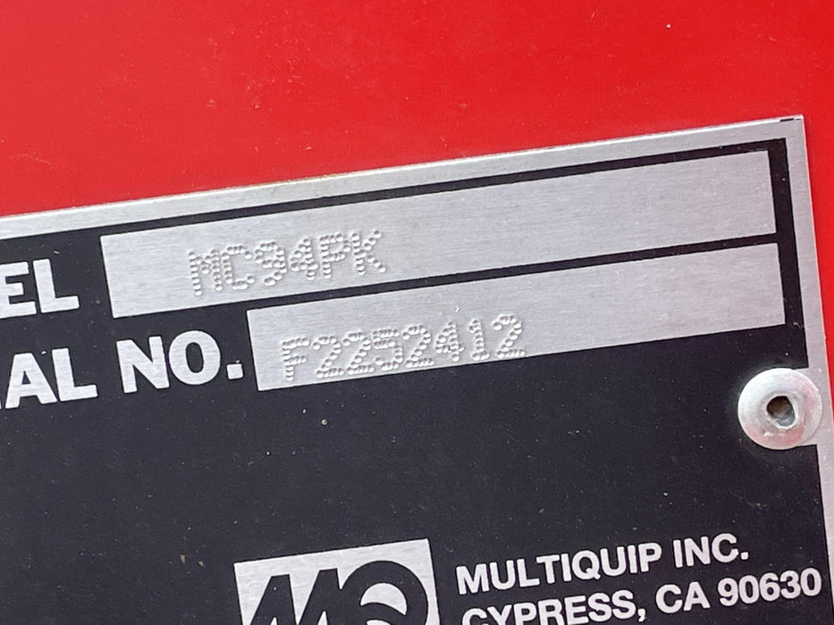 2022 MULTIQUIP MC94PK