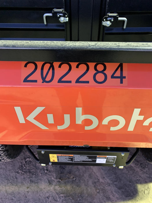 2022 Kubota RTV-X1140W-H Plastic Canopy, Windshield Acrylic Clear, LED Strobe Light, Wire Harness Kit, Back up Alarm