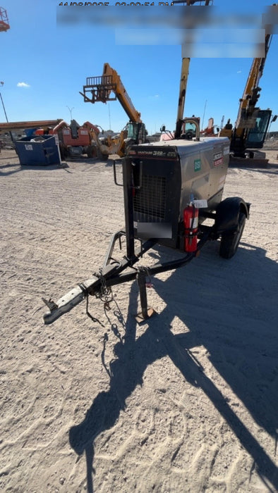 2019 Lincoln Electric Vantage 322 Welder Ready-Pak 3, Two wheel trailer, Fender and Light kit, Cable Rack