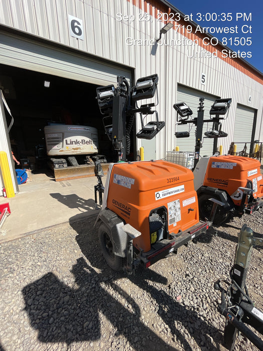 2023 Generac MLT2 Diesel, Flex Switch 120V Input, Powerzone Controller, (4) 320W LED Lights, 4kW Generator, 39.9 Gal Fuel Tank, 2" Ball, T3