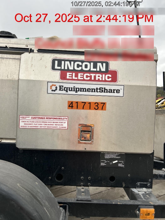 2024 Lincoln Electric LE400 Kubota V1505, Trlr, Cable Rack, Light Kit, ES Decals, T3