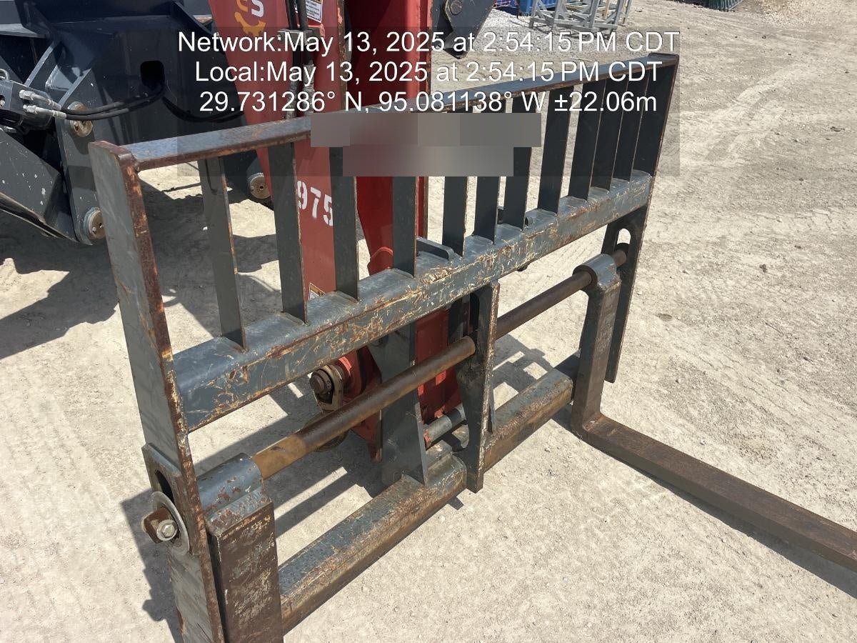 2018 Manitou MTA10055 Manitou MTA 10055 w/Cab/Heat/AC, Work Lights/Strobe, Aux Hyd, Solid Tires, Lift Hook, 66" Carriage, 60" Forks