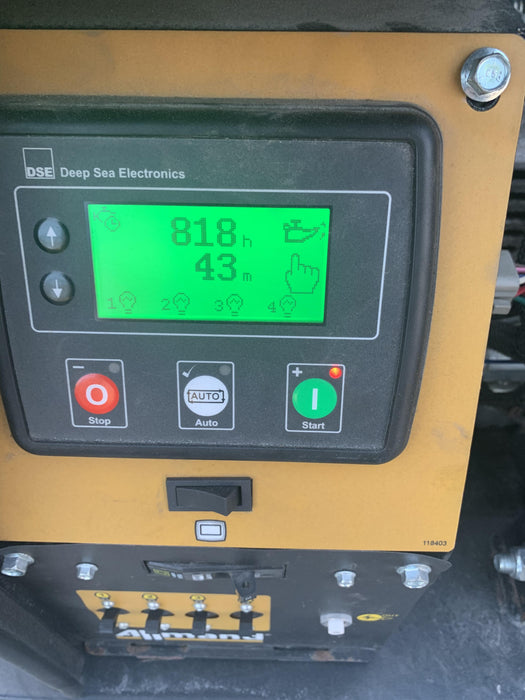 2022 Allmand NLV3GR (4) LED Light Fixture 350W, 23' Vertical Mast, 3kW Prime, Towable, Deep Sea L401, Leveling Jacks, Yanmar T4F 5.8hp