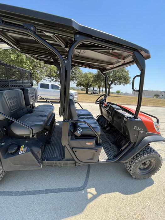 2022 Kubota RTV-X1140W-H Plastic Canopy, Windshield Acrylic Clear, LED Strobe Light, Wire Harness Kit, Back up Alarm