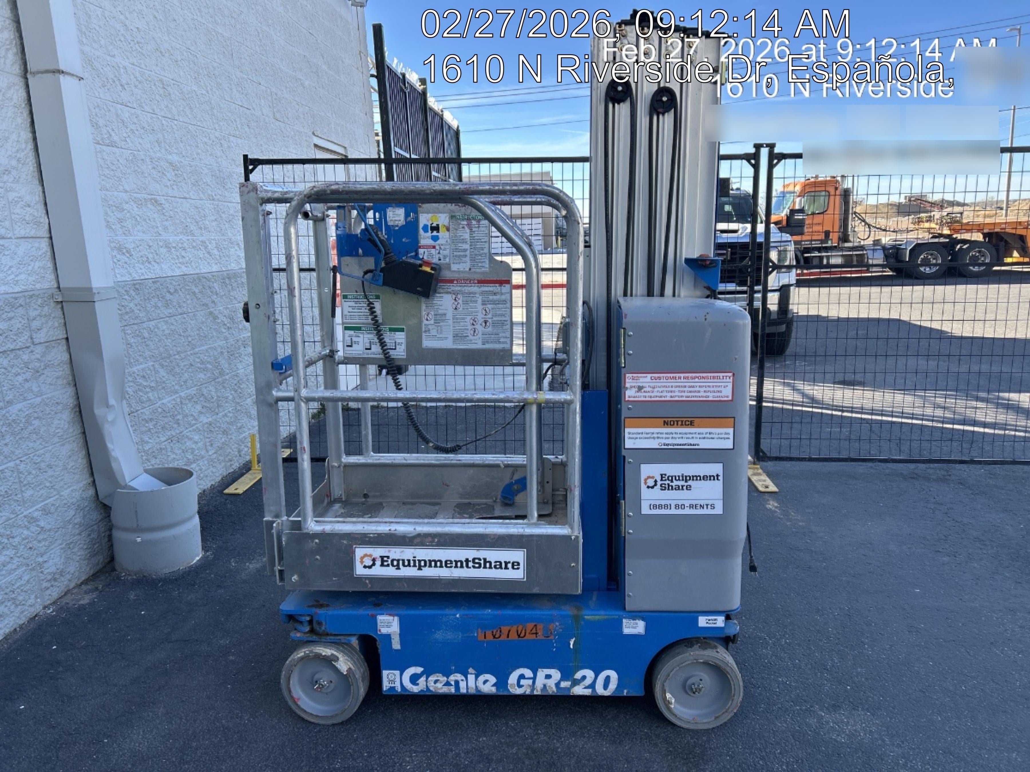 2020 GENIE GR-20