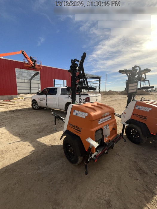 2023 Generac MLT2 Diesel, Flex Switch 120V Input, Powerzone Controller, 
(4) 320W LED Lights, 4kW Generator, 39.9 Gal Fuel Tank, 2" Ball, T3