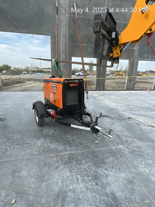 2021 Lincoln Electric Vantage 322 Vantage 322 Ready Pak 3 w/ Decals, ORANGE (includes trailer, cable rack, fender light kit) NO Telematics