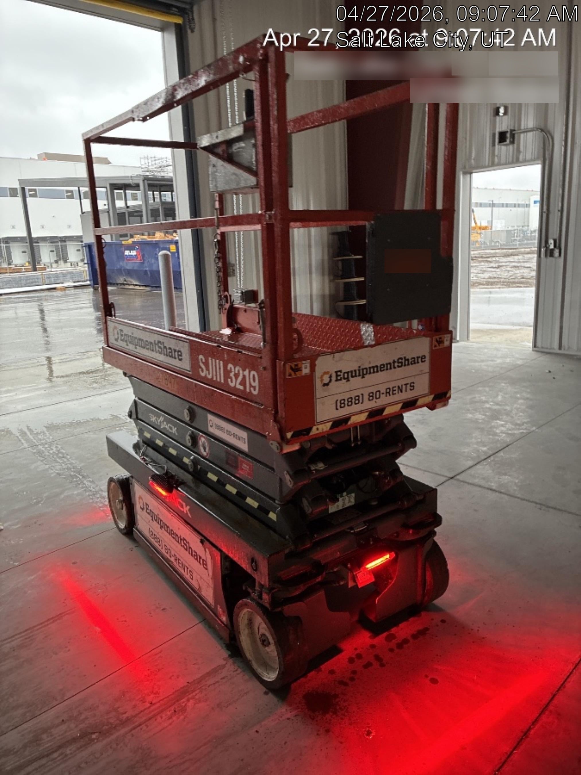 2019 Skyjack SJIII-3219 Standard Options