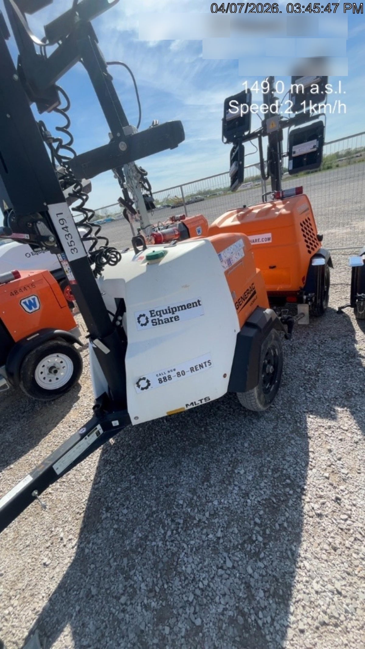 2023 Generac MLT2 Diesel, Flex Switch 120V Input, Powerzone Controller, (4) 320W LED Lights, 4kW Generator, 39.9 Gal Fuel Tank, 2" Ball, T3
