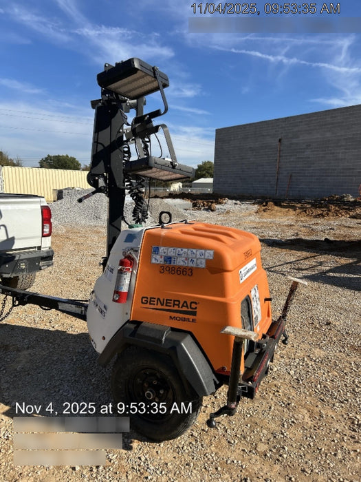 2024 Generac MLT2 Diesel, Flex Switch 120V Input, Powerzone Controller, 
(4) 320W LED Lights, 4kW Generator, 39.9 Gal Fuel Tank, 2" Ball, T3