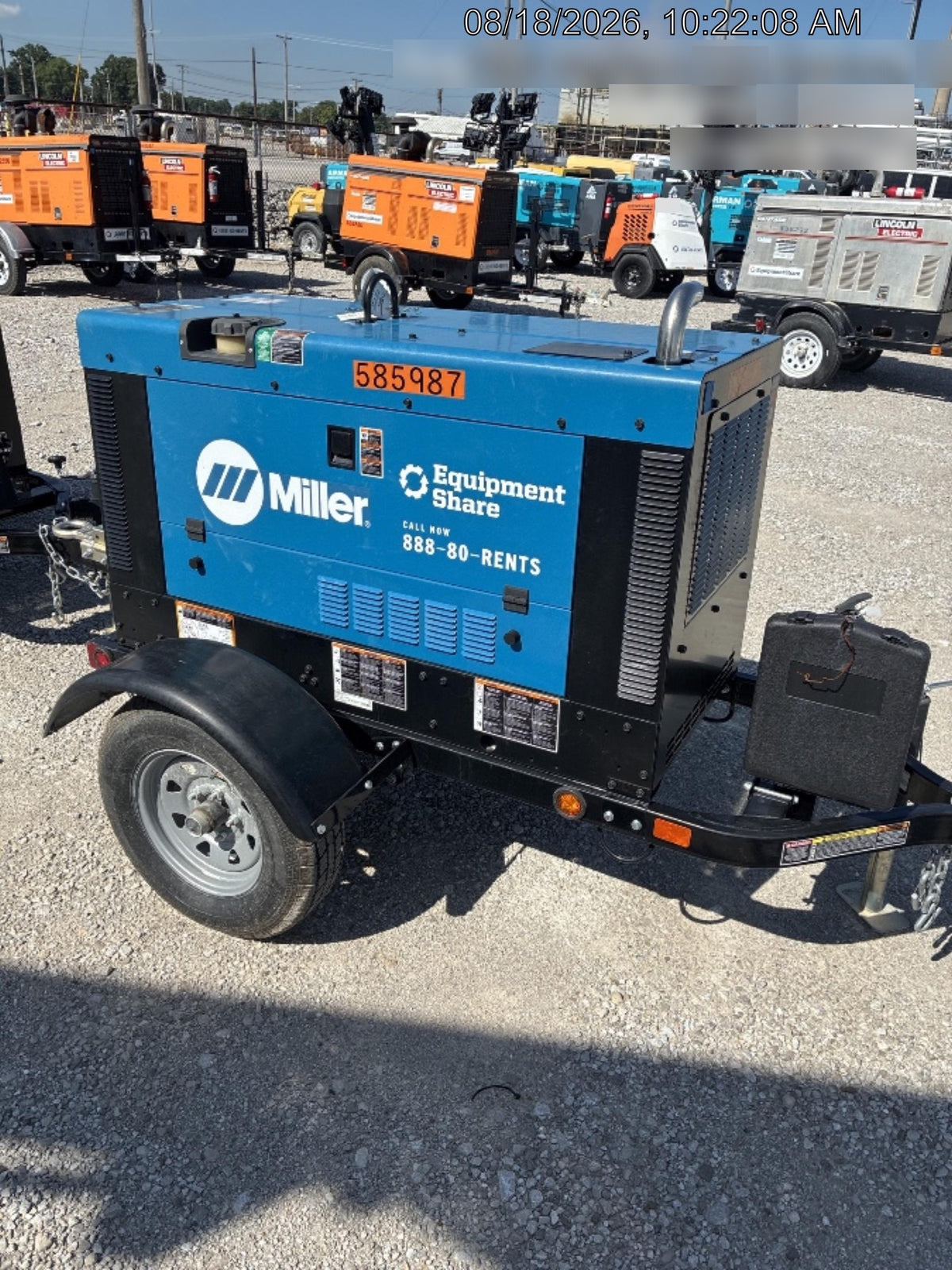 2025 MILLER ELECTRIC BIG BLUE 400