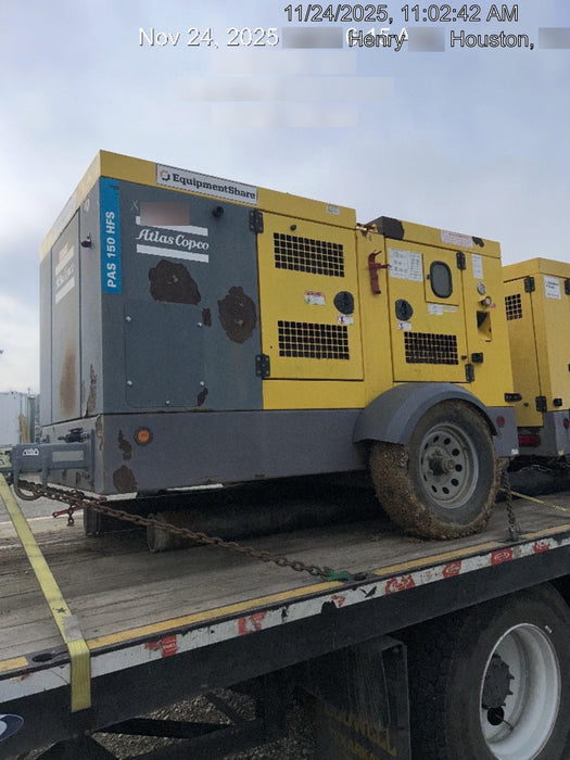 2020 ATLAS COPCO PAS 150 HF CS Enclosed