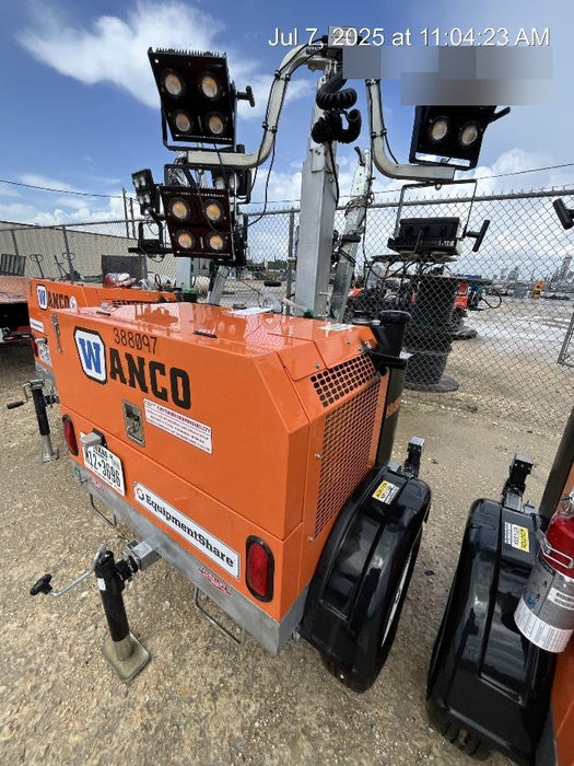 2024 Wanco WLTT-4MM4K Diesel, Deep Sea Controller, Shore Power Plug, Auto Start, (4) 350W LED Floodlights, 4kW Generator, 60 Gal Fuel Tank, 2" Ball, T3