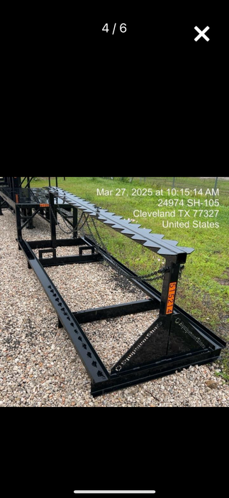 2025 FLUID POWER SUPPORT Auger Storage Rack