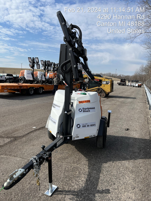 2024 Generac MLT2 Diesel, Flex Switch 120V Input, Powerzone Controller, 
(4) 320W LED Lights, 4kW Generator, 39.9 Gal Fuel Tank, 2" Ball, T3
