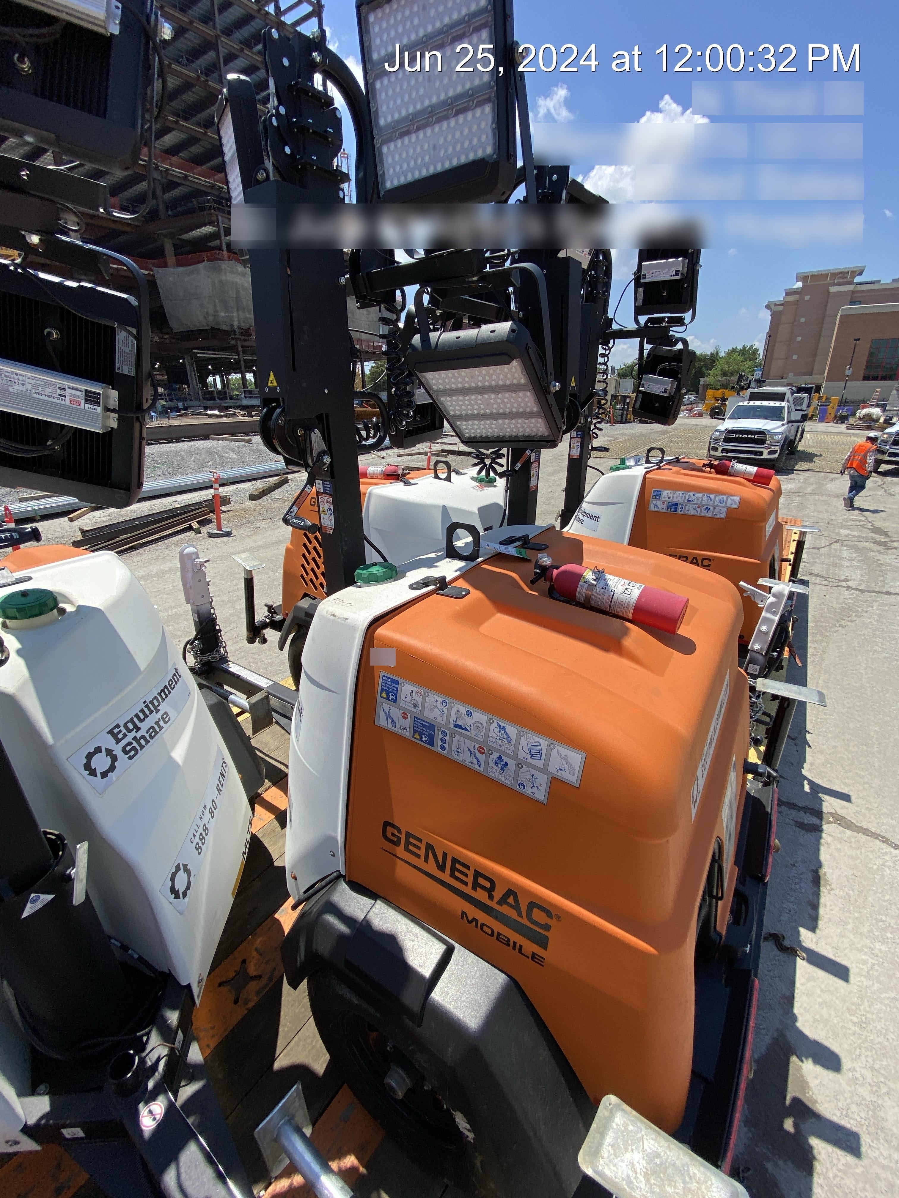 2024 Generac MLT2 Diesel, Flex Switch 120V Input, Powerzone Controller, 
(4) 320W LED Lights, 4kW Generator, 39.9 Gal Fuel Tank, 2" Ball, T3