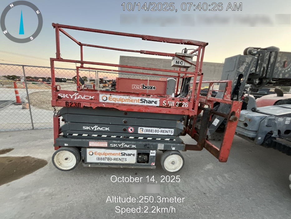 2018 Skyjack SJIII-3226 Skyjack SJIII3226 Scissor Lift w/Trojan Batteries