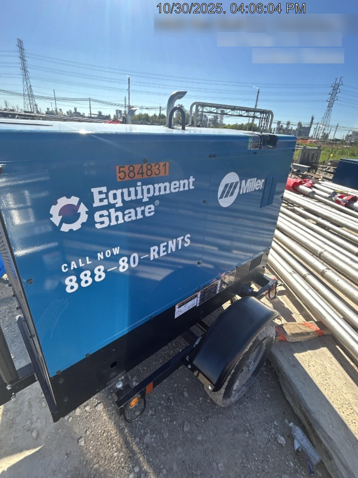 2025 MILLER ELECTRIC BIG BLUE 500