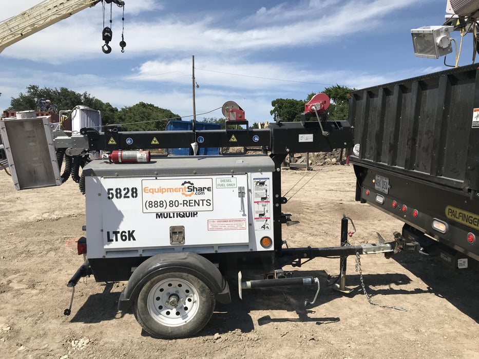 2017 Multiquip LT6K` MultiQuip LT6KV Towable Light Tower