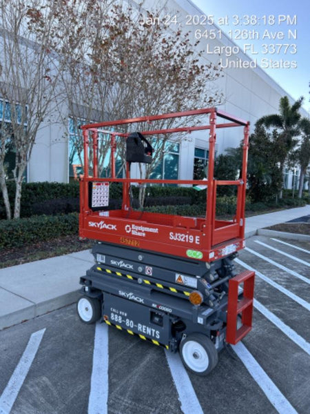 2024 Skyjack SJ3219 Electric Drive, Sld NM Tires, DBcns, RFRails, Power to Platform, T3 + Access Control