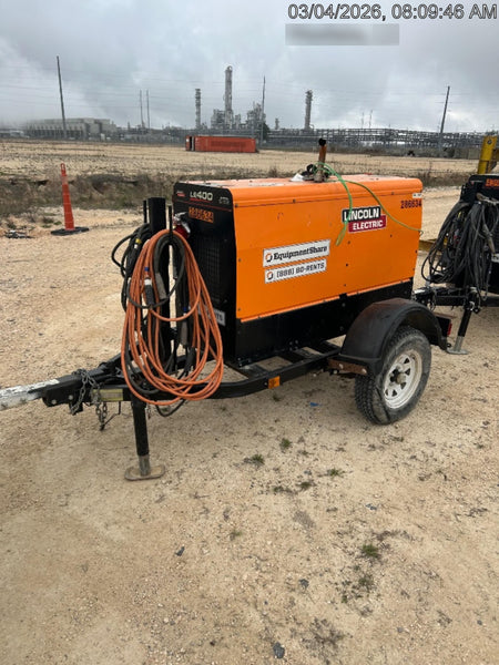 2022 Lincoln Electric LE400 Kubota V1505, Trlr, Cable Rack, Light Kit, ES Decals, T3
