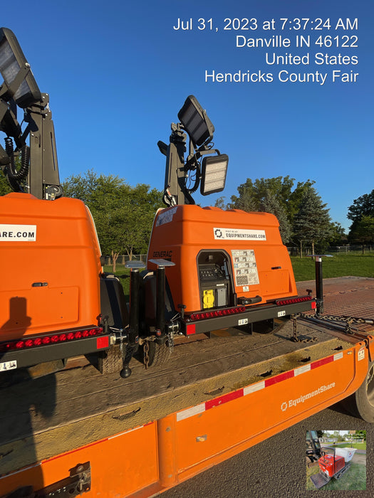 2023 Generac MLT2 Diesel, Flex Switch 120V Input, Powerzone Controller, (4) 320W LED Lights, 4kW Generator, 39.9 Gal Fuel Tank, 2" Ball, T3