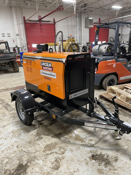 2022 Lincoln Electric LE400 Kubota V1505, Trlr, Cable Rack, Light Kit, ES Decals, T3