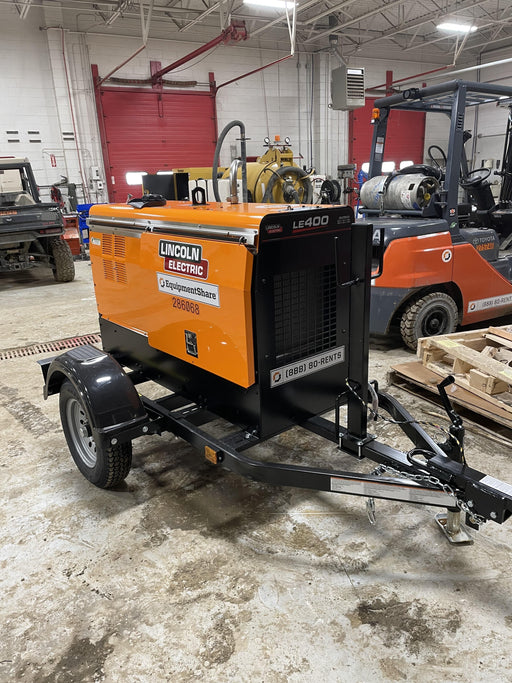 2022 Lincoln Electric LE400 Kubota V1505, Trlr, Cable Rack, Light Kit, ES Decals, T3
