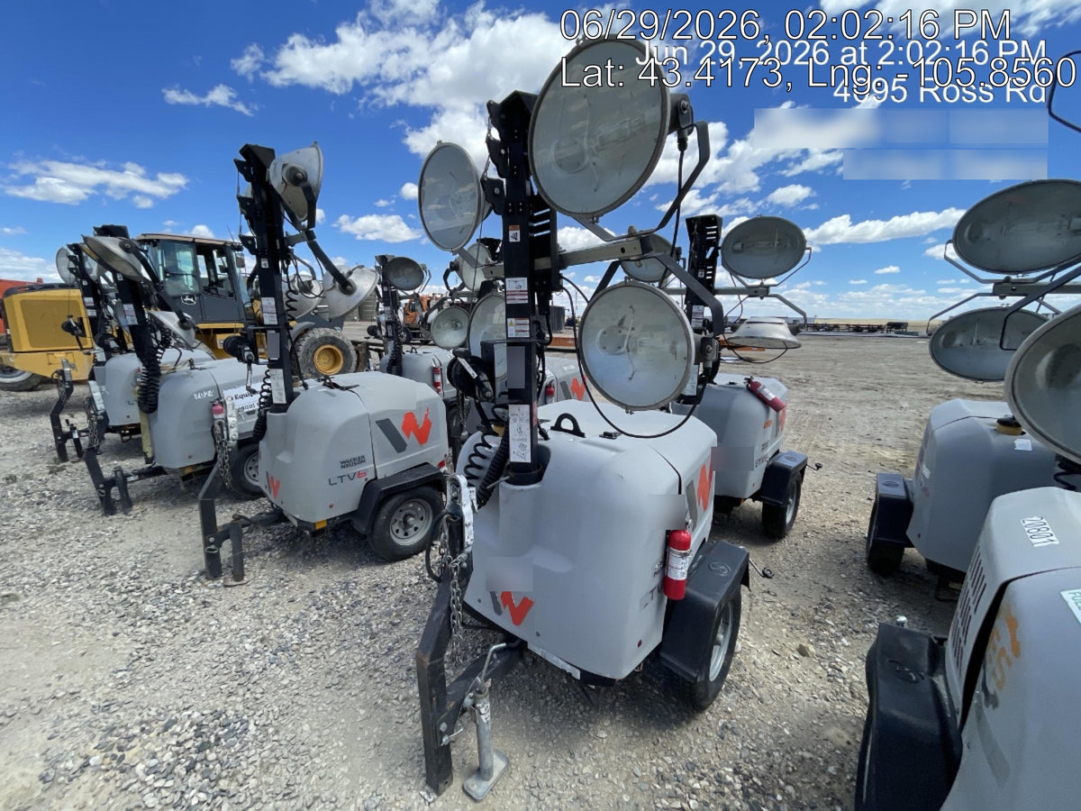 2018 Wacker Neuson LTV6L-MH Wacker Neuson LTV6L Mobile Light Tower w/Fuel Level Sensor Installed