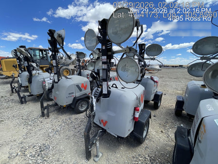 2018 Wacker Neuson LTV6L-MH Wacker Neuson LTV6L Mobile Light Tower w/Fuel Level Sensor Installed