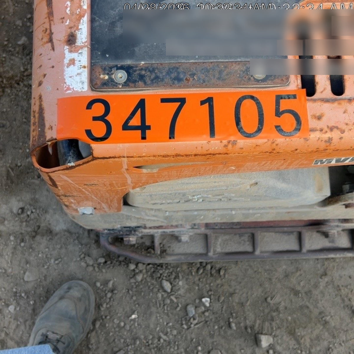 2023 Multiquip MV308GH Honda GX270, 18" Plate, Tachometer