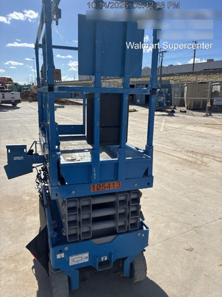 2020 Genie GS-1930 Solid Non Marking Tires, Beacon, Folding rails with half height swing gate
