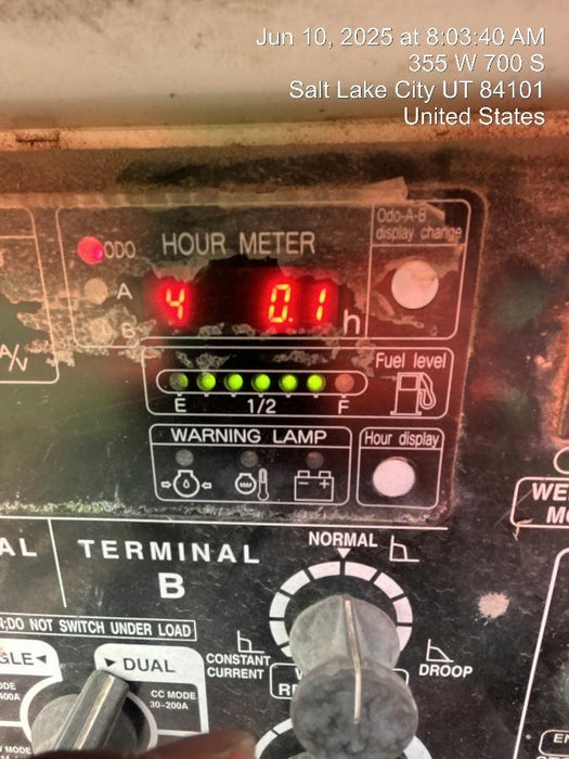 2020 Multiquip DLW400ESA4 400 amp Welder, 14kW, 120/240V, T4F Kubota, Trailer