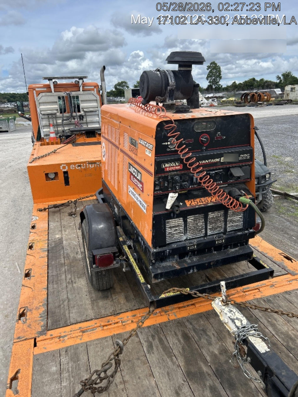 2022 Lincoln Electric Vantage 549X Crosslink Technology, Trailer Mounted, ES Decals, T3